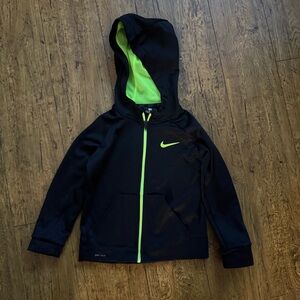 NIKE childs zip up jacket size 4 XS